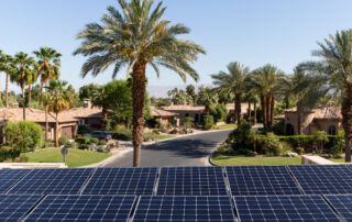 Residential solar panels in Indian Wells