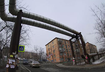 Photo Of Russia With Building & Pipes