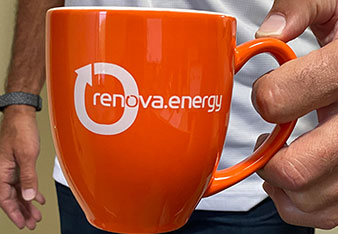 Renova Energy Coffee Mug.