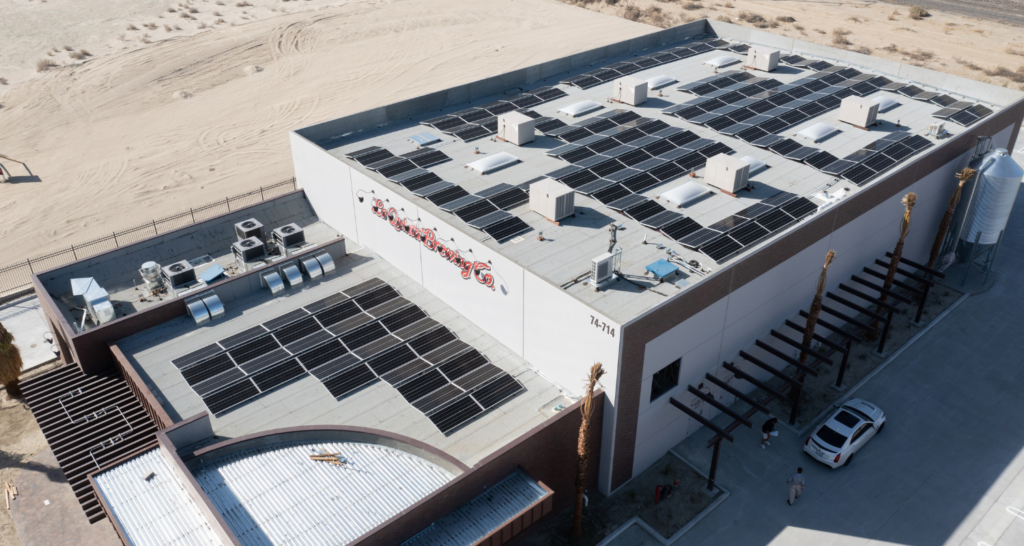 Solar Energy Installation at La Quinta Brewing Co.