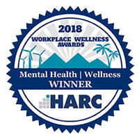 2018 Mental Health Wellness Winner HARC Badge