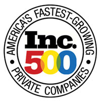 Inc. 500 America's Fastest-Growing Private Companies Award Badge