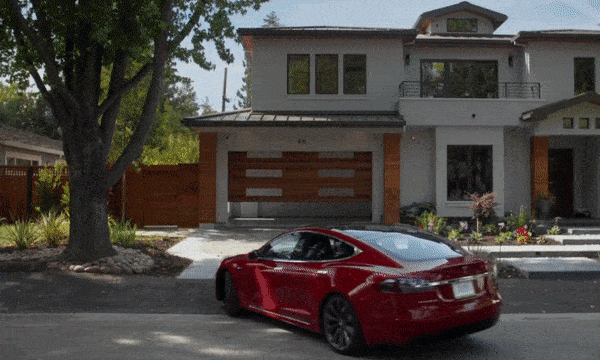 Tesla EV Charger For Home Demonstration GIF
