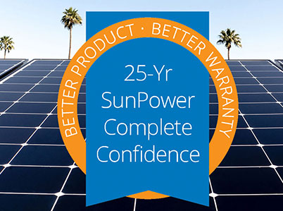 SunPower 25 Year Complete Confidence Warranty