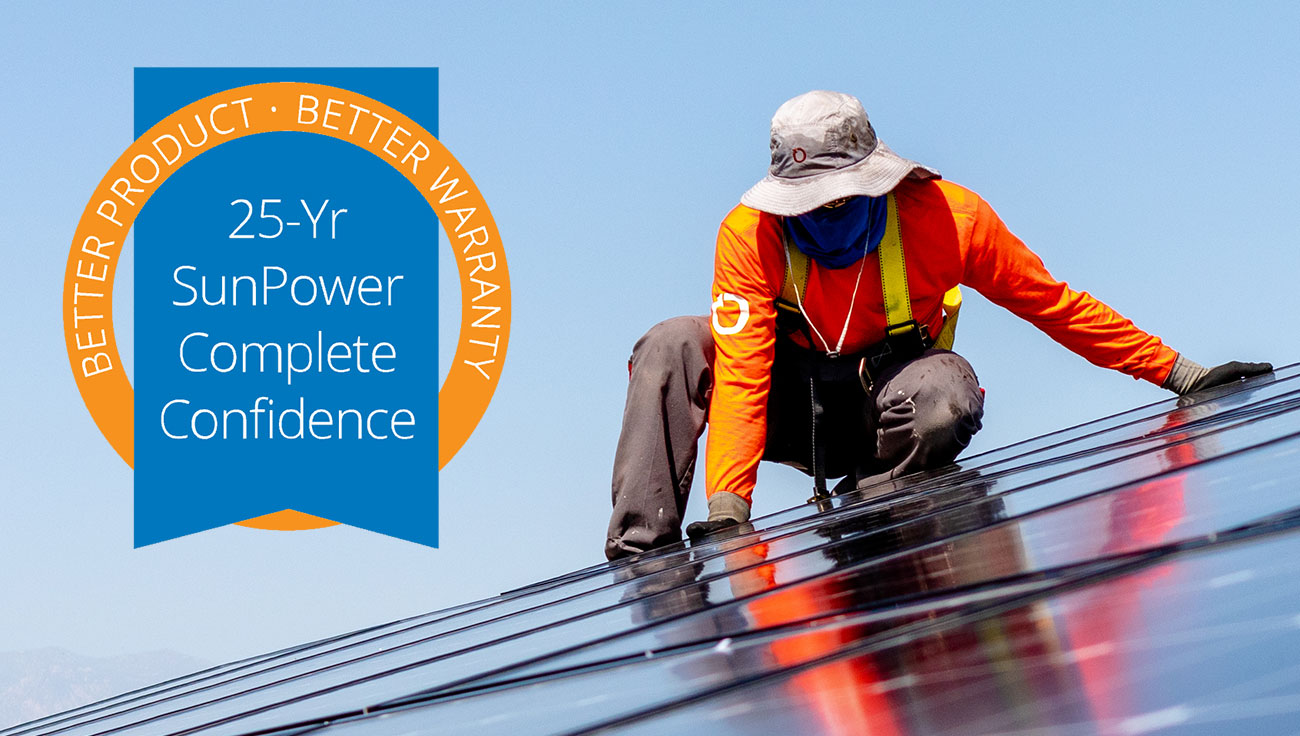 25-Year SunPower® Complete Confidence Warranty