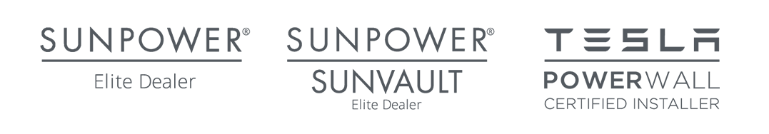 SunPower Elite Dealer, SunPower SunVault Elite Dealer, Tesla PowerWall Certified Installer