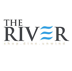 The River Logo shop dine unwind