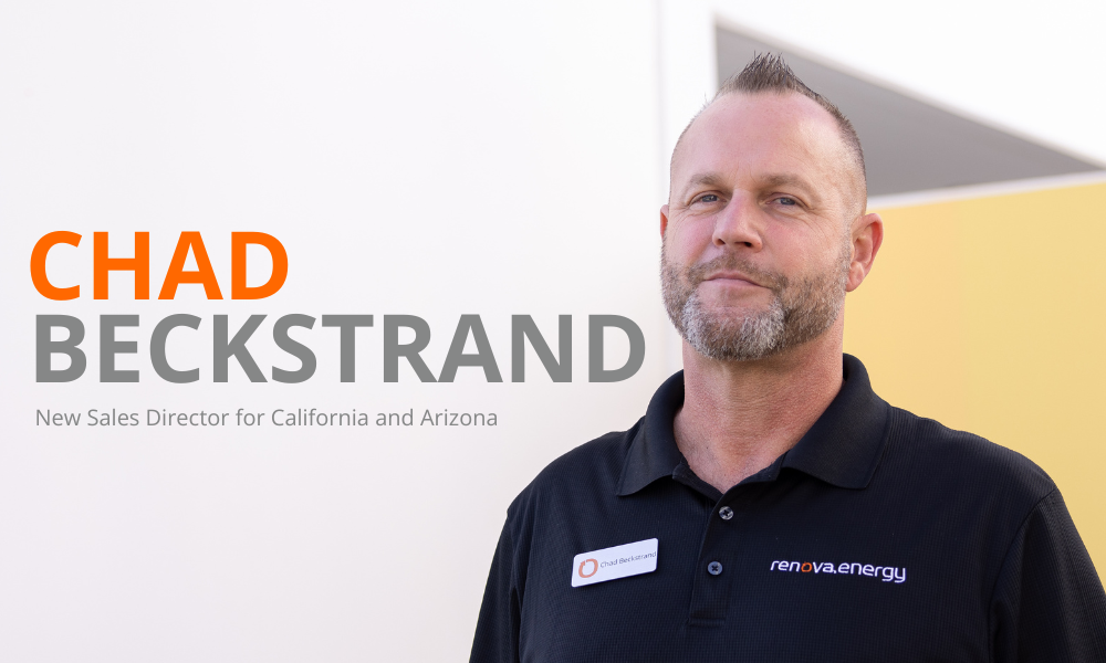 Renova Energy Names Chad Beckstand as the New Sales Director for California and Arizona